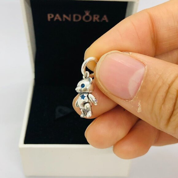 ✨🔥Pandora Movable Teddy Bear Dangle Charm - Picture 3 of 8